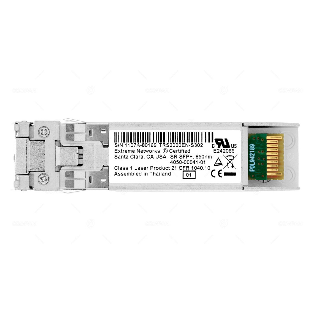 4050-00041-01 EXTREME NETWORKS OPTICAL TRANSCEIVER 10GB SFP+ 850NM FTLX8571D3BCL-EX