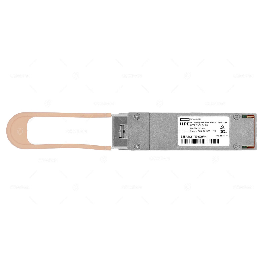 826761-001 HPE SYNERGY 40GBE/4X10GBE/4X8GB FC QSFP+ TRANSCEIVER 817040-B21, AFBR-79EIPZ-HP5