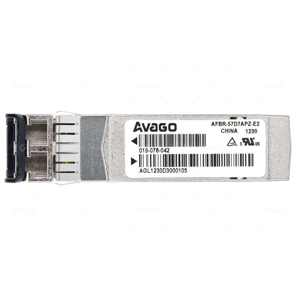 AFBR-57D7APZ-E2 AVAGO OPTICAL TRANSCEIVER 8GB SFP+ SW FC 850NM -