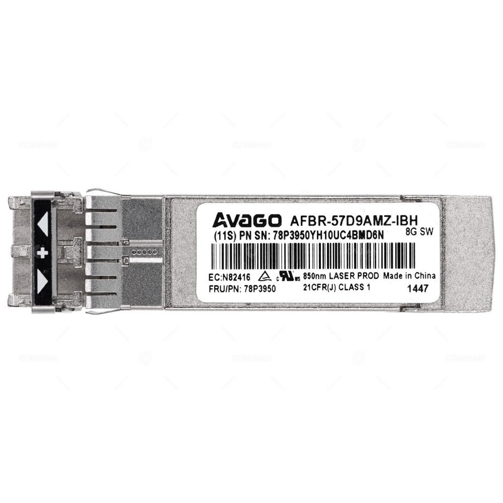 AFBR-57D9AMZ-IBH AVAGO OPTICAL TRANSCEIVER 8GB SFP+ FC SW 850NM -