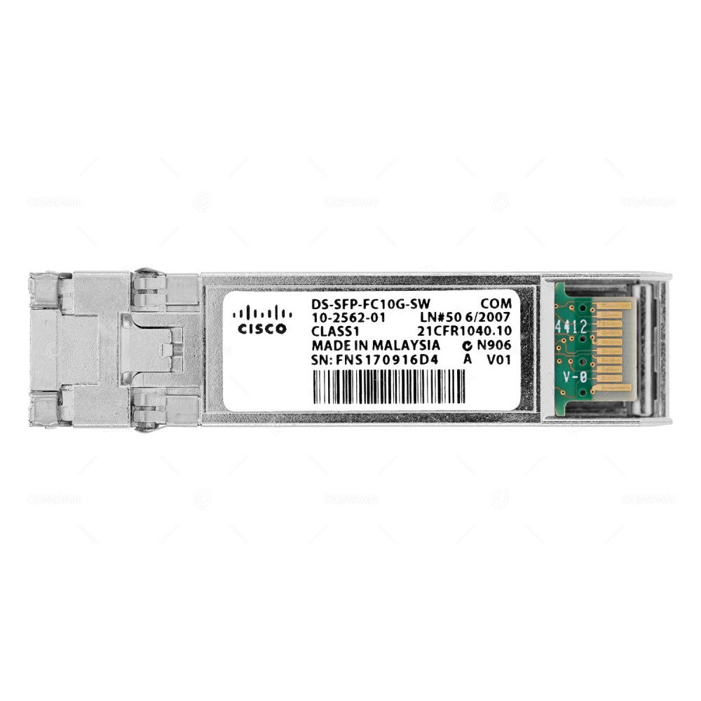 DS-SFP-FC10G-SW CISCO OPTICAL TRANCEIVER MODULE 10G SFP+ LC MM 300M 850NM -