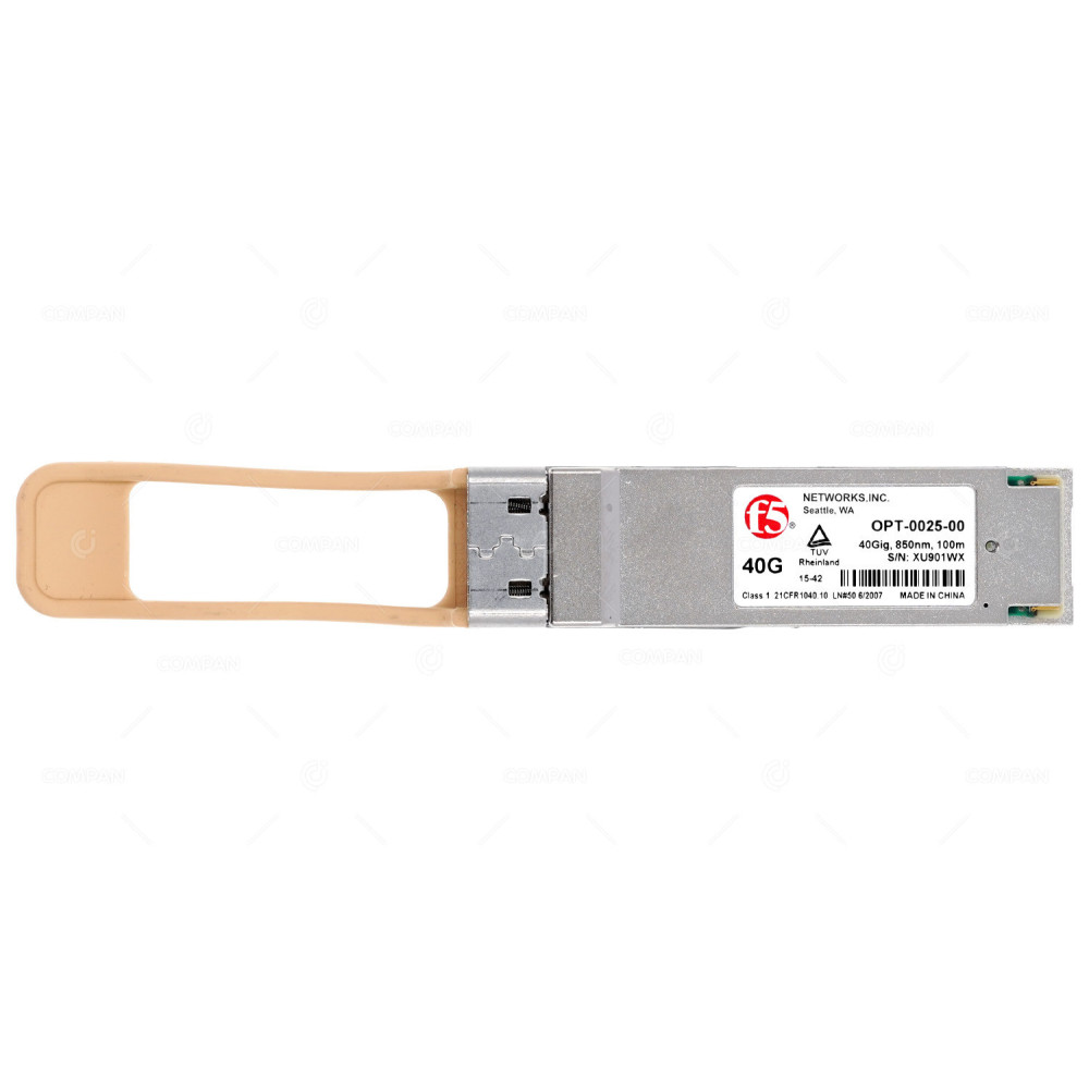 OPT-0025-00 F5 NETWORKS  40GBASE-SR4 QSFP+ DOM MTP/MPO-12 MMF OPTICAL TRANSCEIVER MODULE -