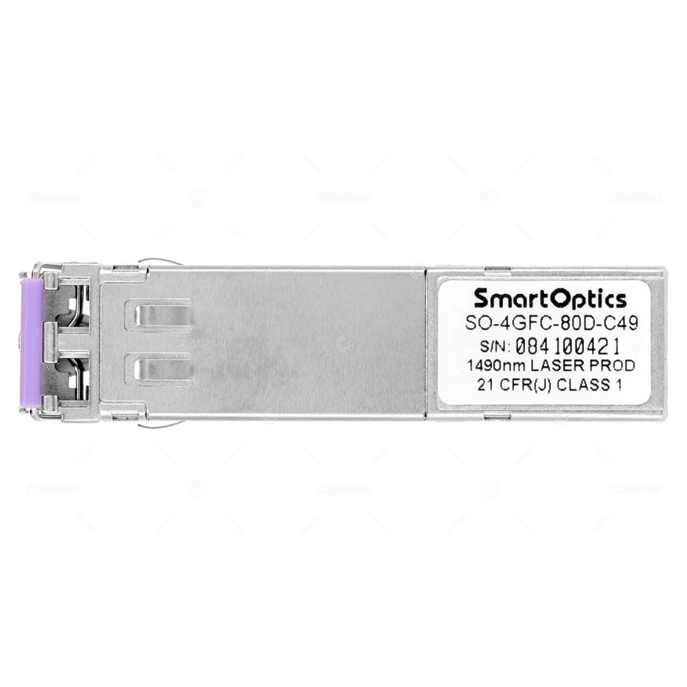 SO-4GFC-80D-C49 SMARTOPTICS 4GB SFP SM BLUE OPTICAL TRANSCEIVER -