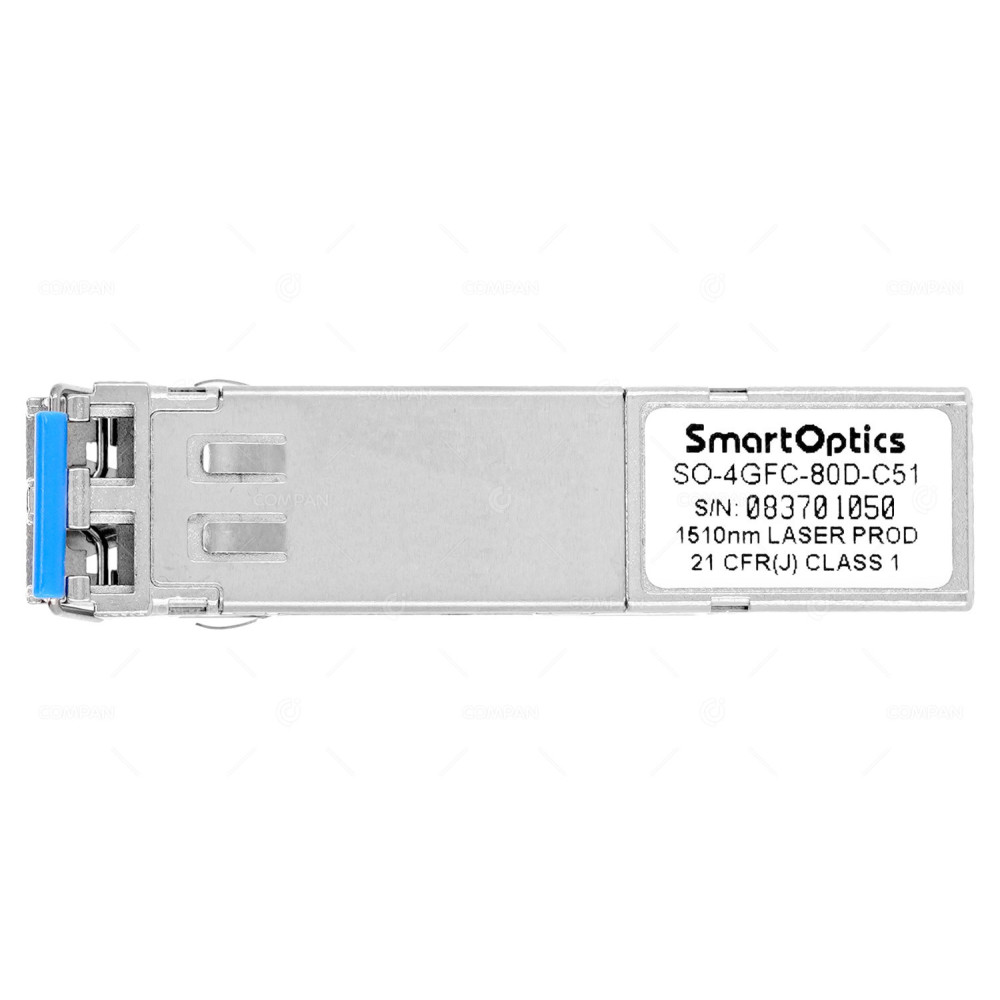 SO-4GFC-80D-C51 SMARTOPTICS 4GB SFP SM BLUE OPTICAL TRANSCEIVER -
