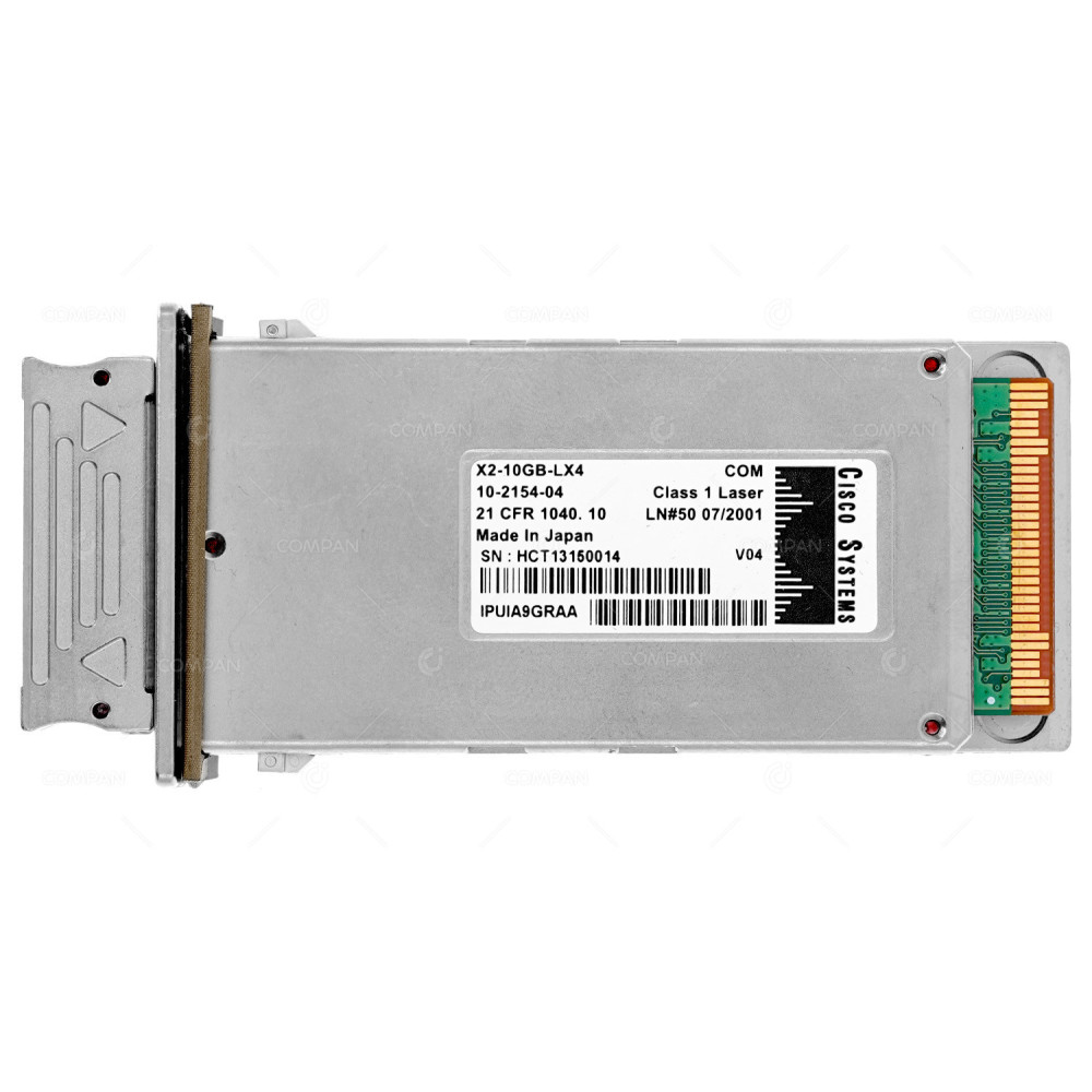 X2-10GB-LX4 CISCO X2-10GBASE-LX4 10GB V04 300M OPTICAL TRANSCEIVER 10-2154-04