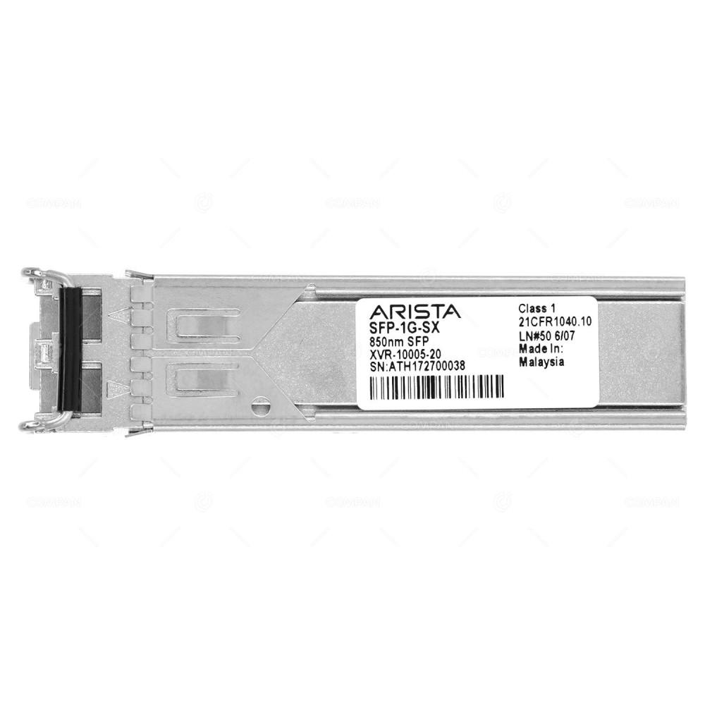 XVR-10005-20 ARISTA 1GB SFP TRANSCEIVER MODULE SFP-1G-SX