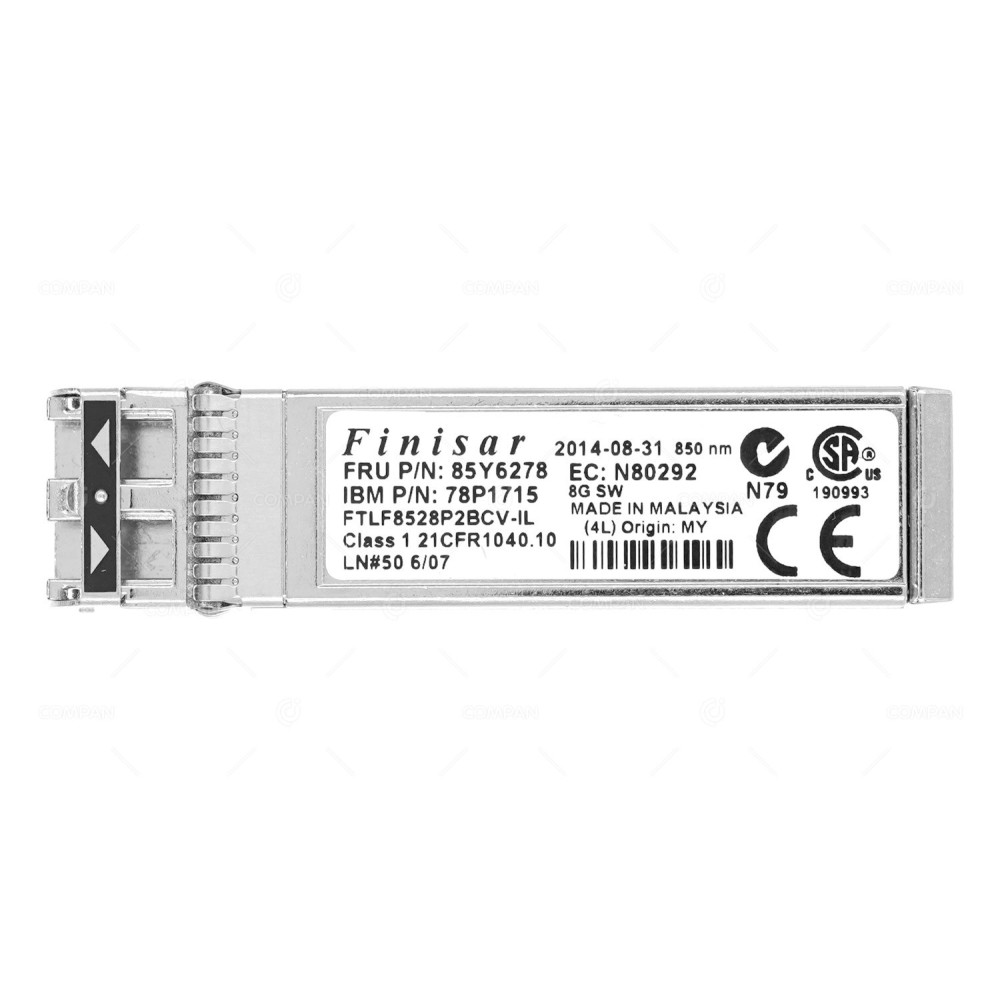 FTLF8528P2BCV -IL  FINISAR OPTICAL TRANSCEIVER MODULE 8G SFP MMF 850NM 150M