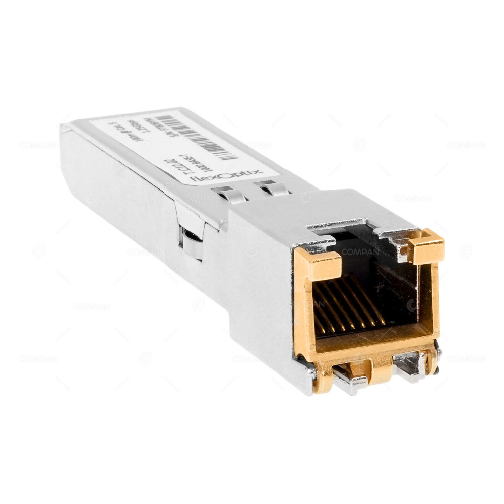 T.C12.02  FLEXOPTIX COPPER TRANSCEIVER MODULE 1G 1000BASE-T SFP RJ-45 100M