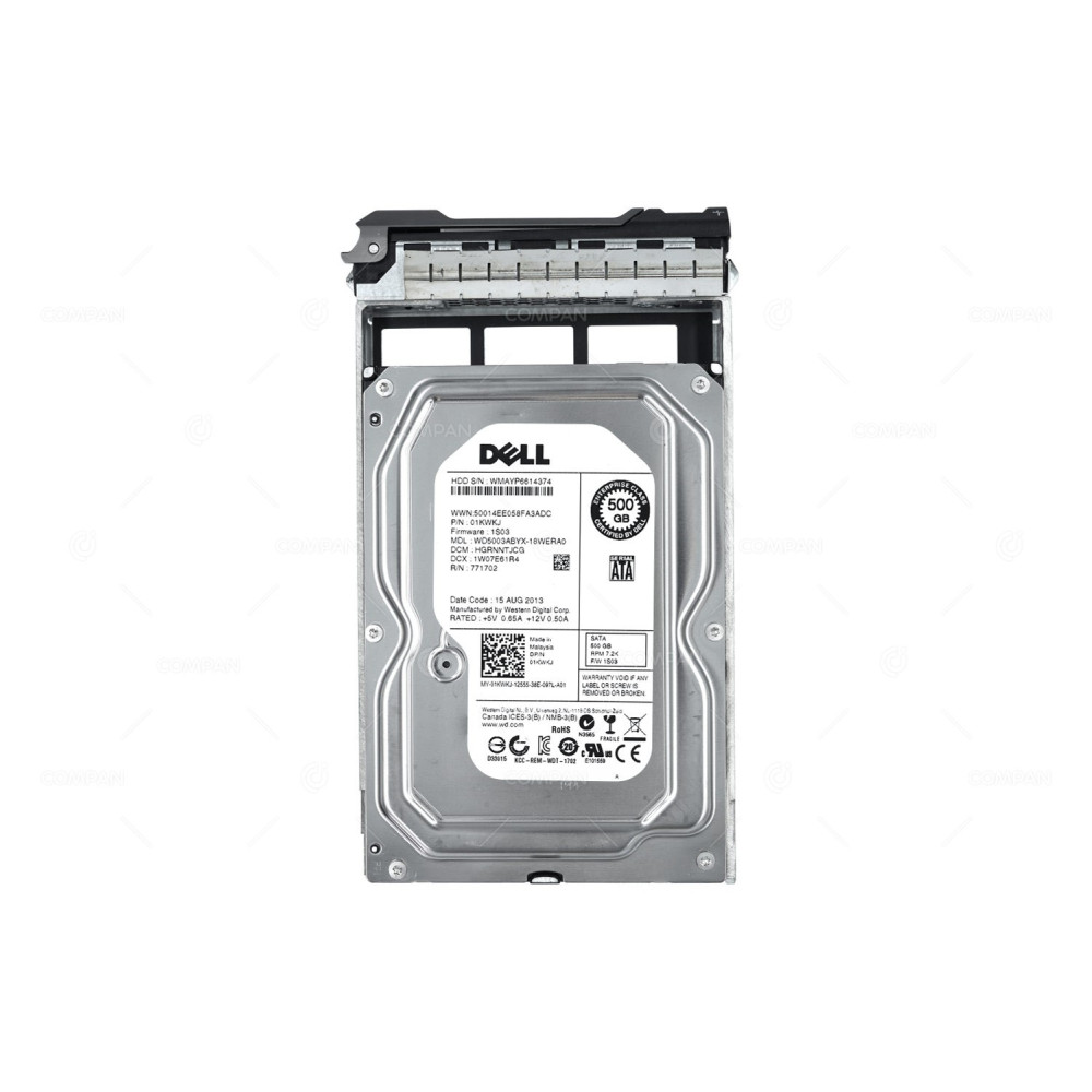 1KWKJ DELL 500GB 7.2K 3G SATA 3.5 LFF