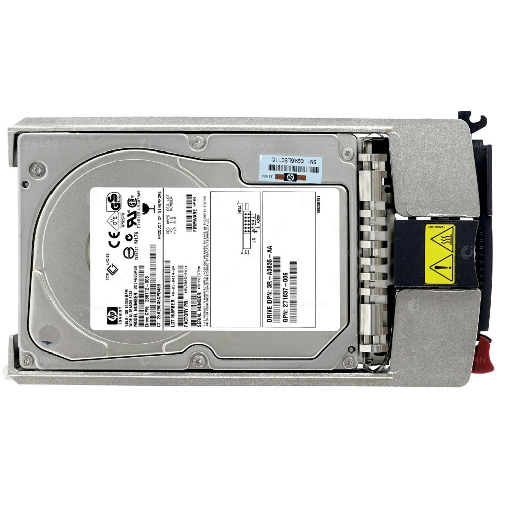 289044-001 HP HDD 146GB 10K U320 SCSI 3.5" LFF HOT-SWAP