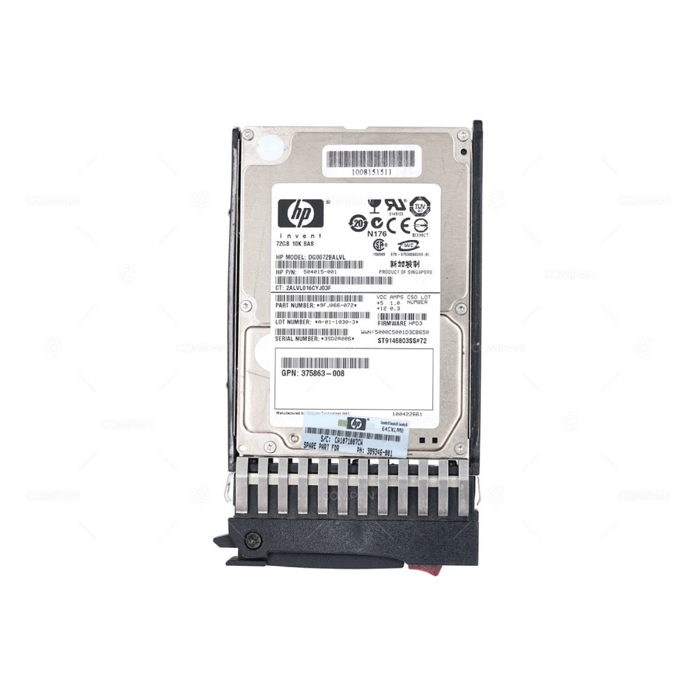 389346-001 HP 73GB 10K 3G SAS 2.5 SFF HOT-SWAP