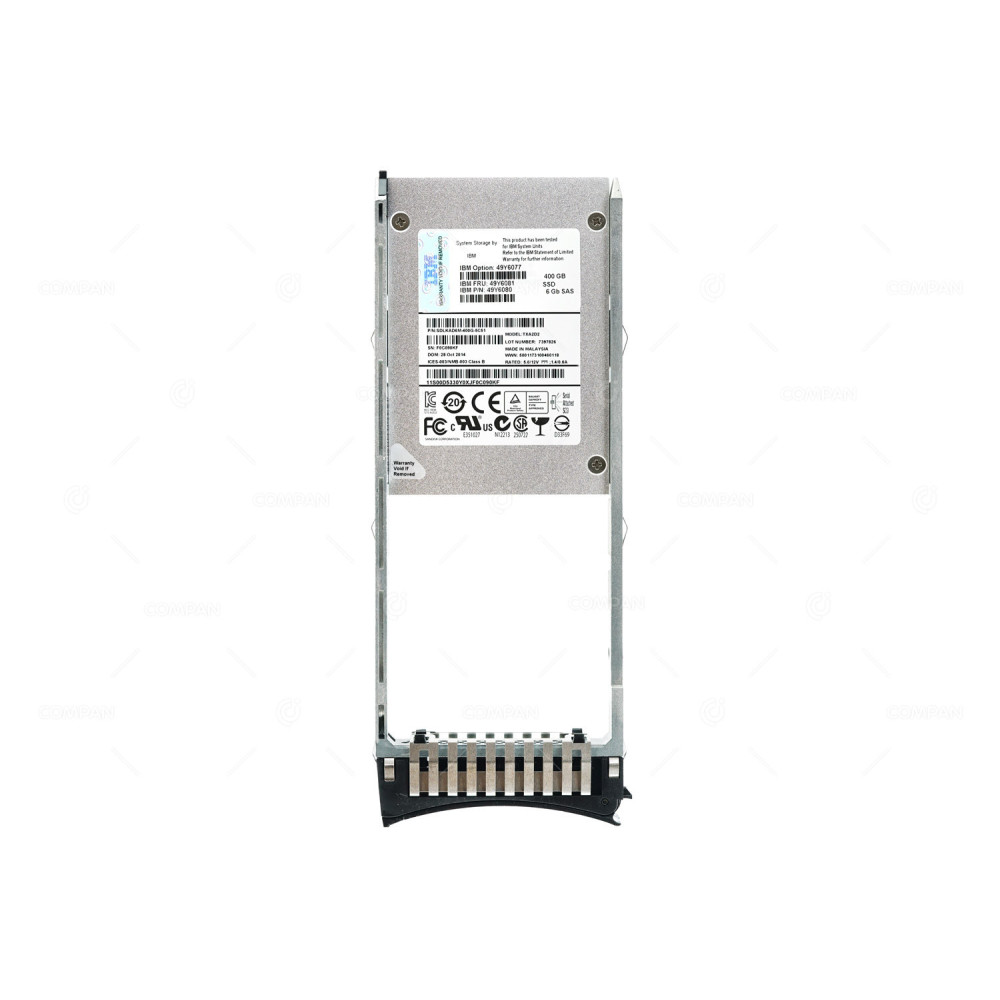 49Y6081 IBM 400GB SSD SAS 6G 2.5" SFF HOT-SWAP FOR EXP2524