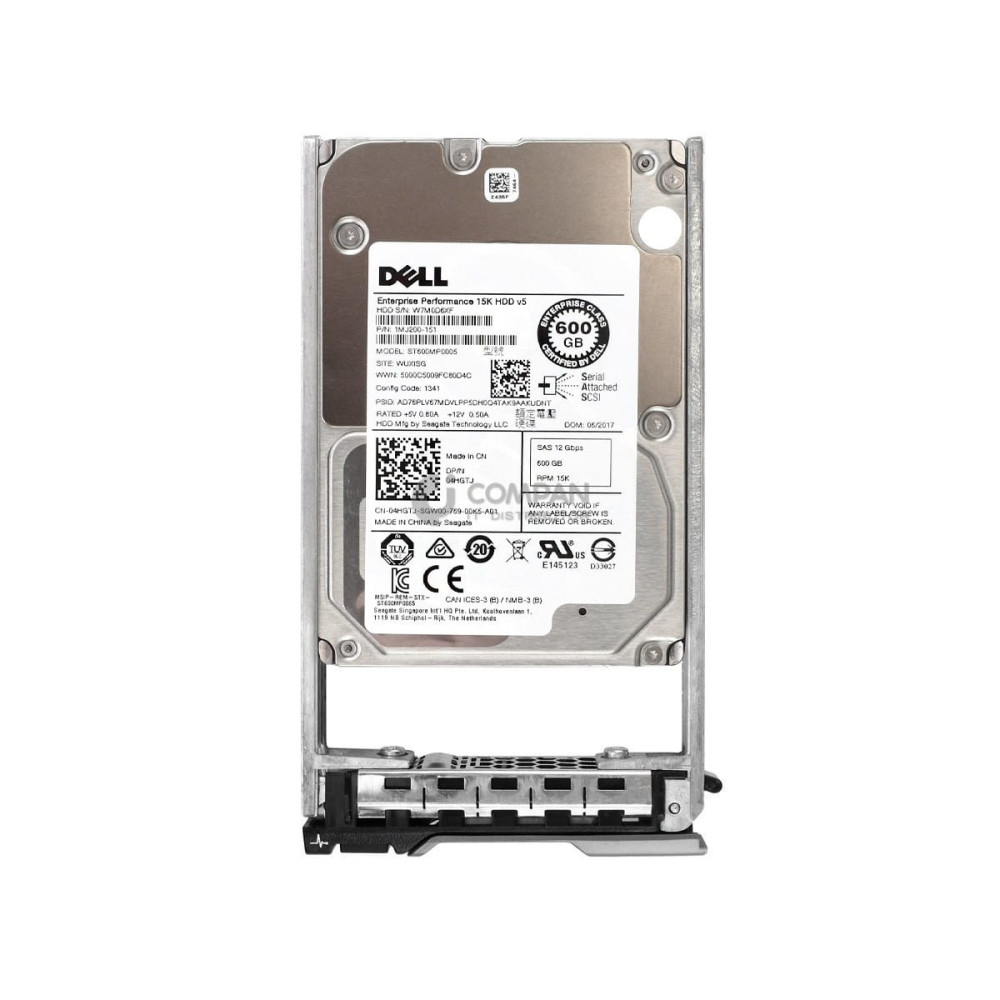 4HGTJ DELL HDD 600GB 15K SAS 12G 2.5" SFF HOT-SWAP