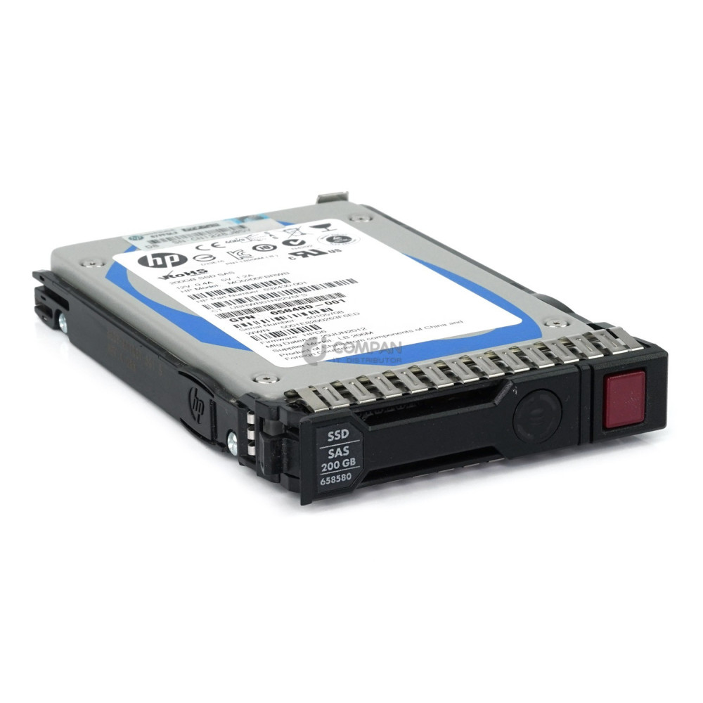 658580-001 HP SSD 200GB SAS 6G MLC 2.5" SFF HOT-SWAP
