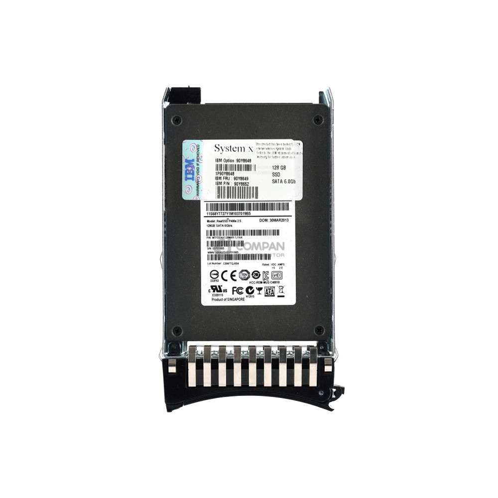 90Y8649 IBM 128GB SSD 6GB SATA 2.5 SFF HOT-SWAP