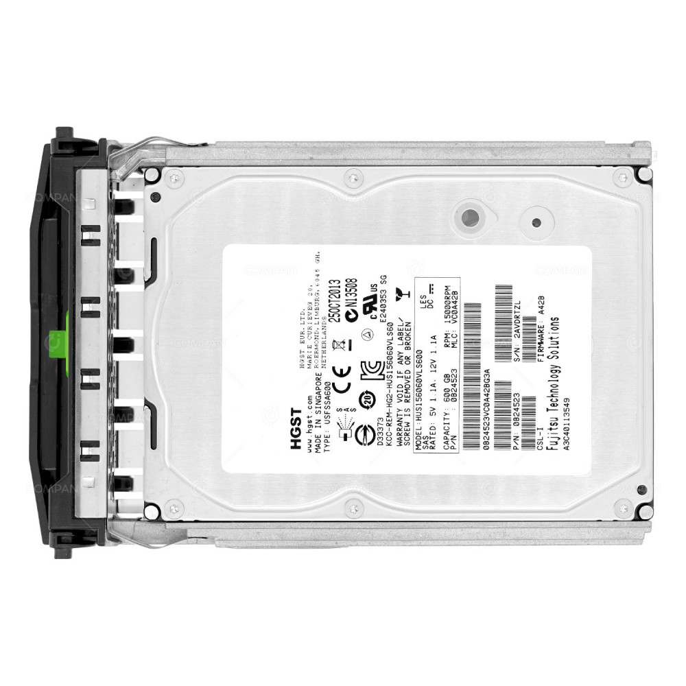 A3C40113549 FUJITSU HDD 600GB 15K SAS 6G 3.5" LFF HOT-SWAP