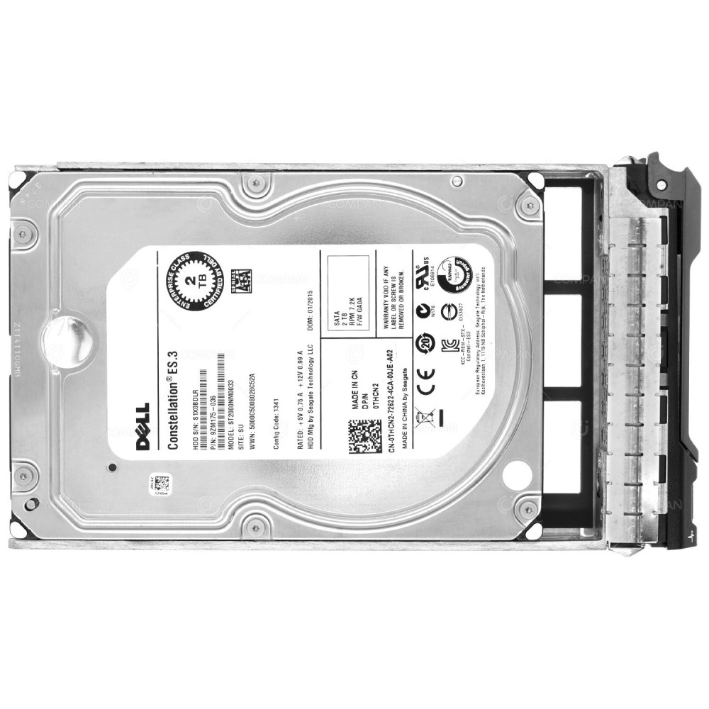 THCN2 DELL HDD 2TB 7.2K SATA 6G 3.5" LFF HOT-SWAP