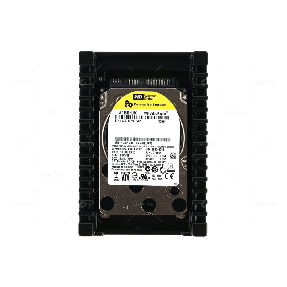 WD1500HLHX WD 150GB 10K 6G SATA 2.5 IN 3.5