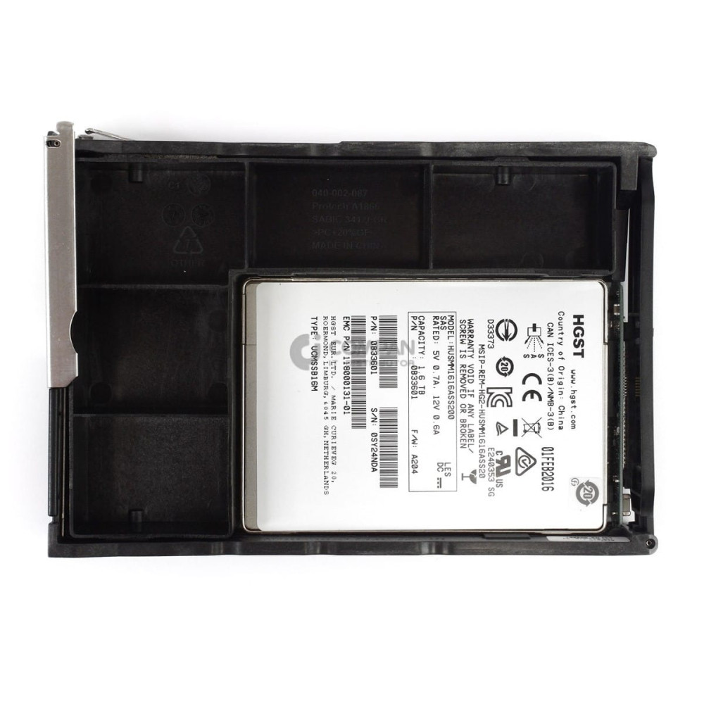 005051423 EMC 1.6TB SAS SSD 12G 2.5 MLC HOT-SWAP ISILON HD400