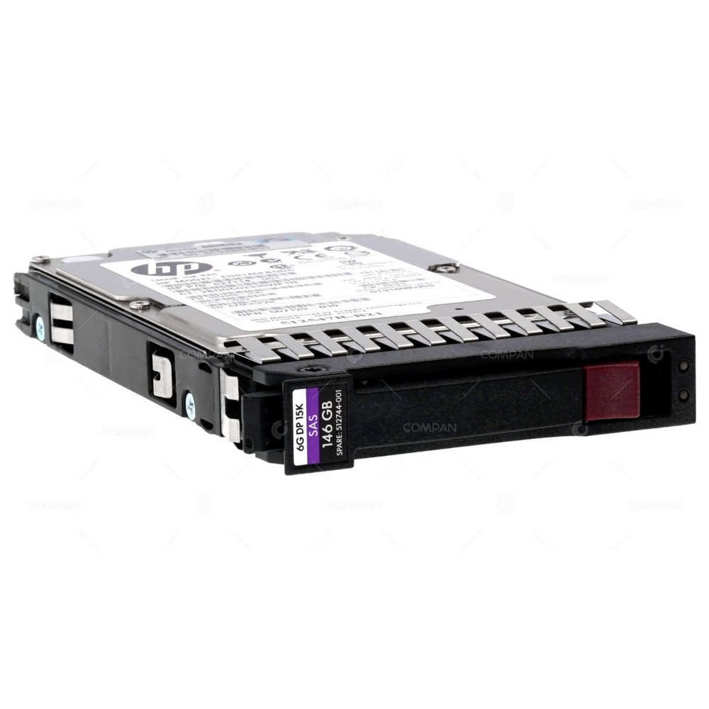 512744-001 HP HDD 146GB 15K SAS 6G DP 2.5" SFF HOT-SWAP