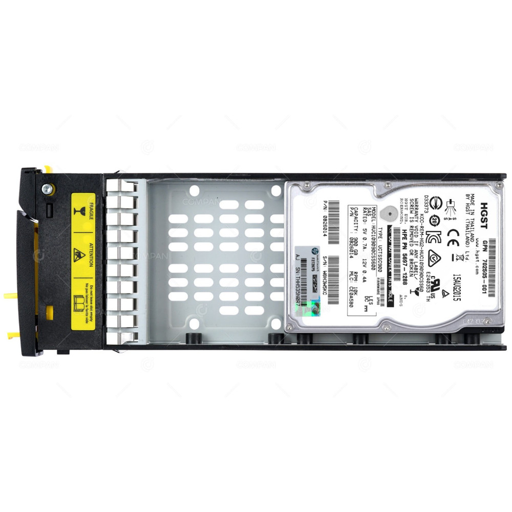 697389-001 HP HDD 900GB 10K SAS 6G 2.5 SFF HOT-SWAP FOR 3PAR 7200 7400
