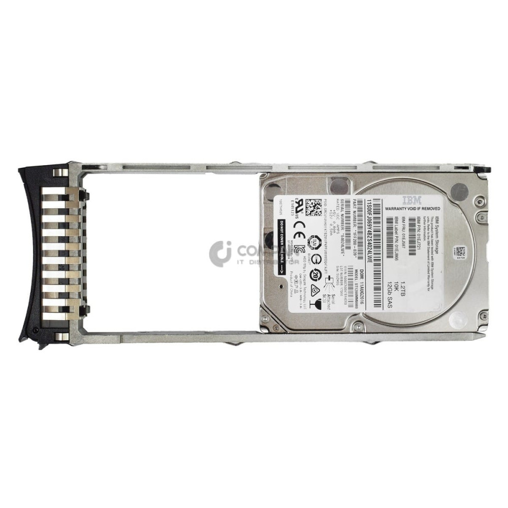01EJ587 IBM HDD 1.2TB 10K SAS 12G 2.5" SFF HOT-SWAP STORWIZE V3700 G2