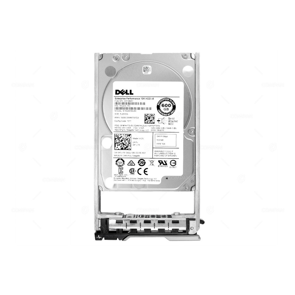 K1JY9 DELL HDD 600GB / 10K / SAS 6G / 2.5" SFF / HOT-SWAP R