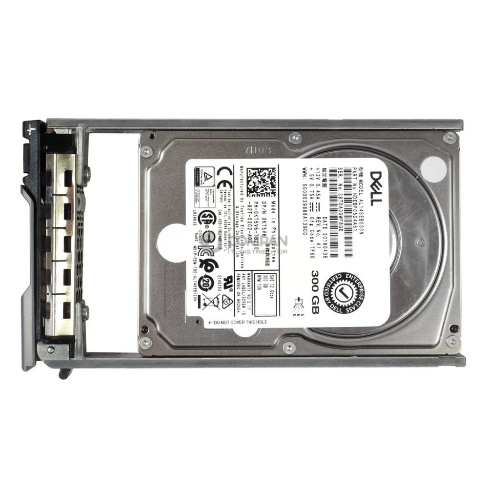 KT5V6 DELL HDD 300GB 10K SAS 12G 2.5" SFF HOT-SWAP