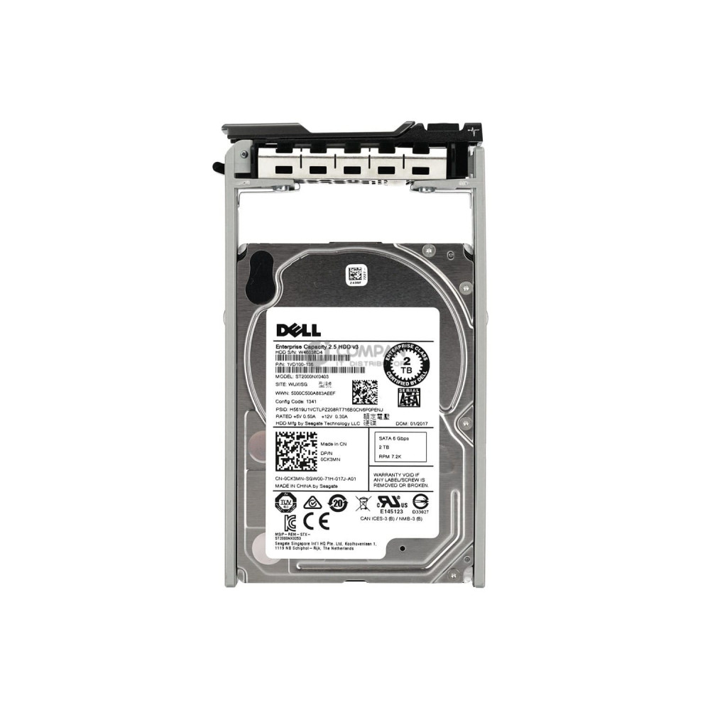 CK3MN DELL 2TB 7.2K 6G SATA 2.5 SFF HOT-SWAP R HDD