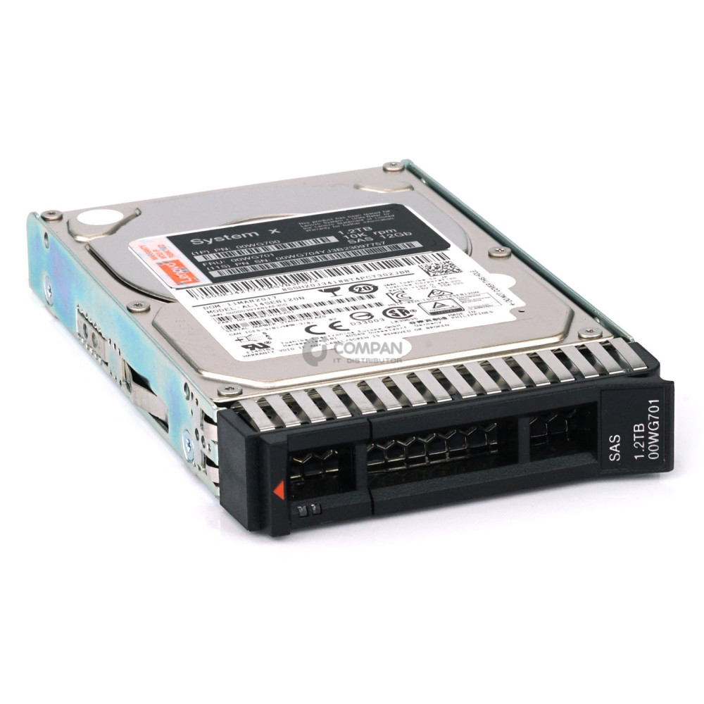 00WG701 LENOVO HDD 1.2TB 10K SAS 12G 2.5" SFF