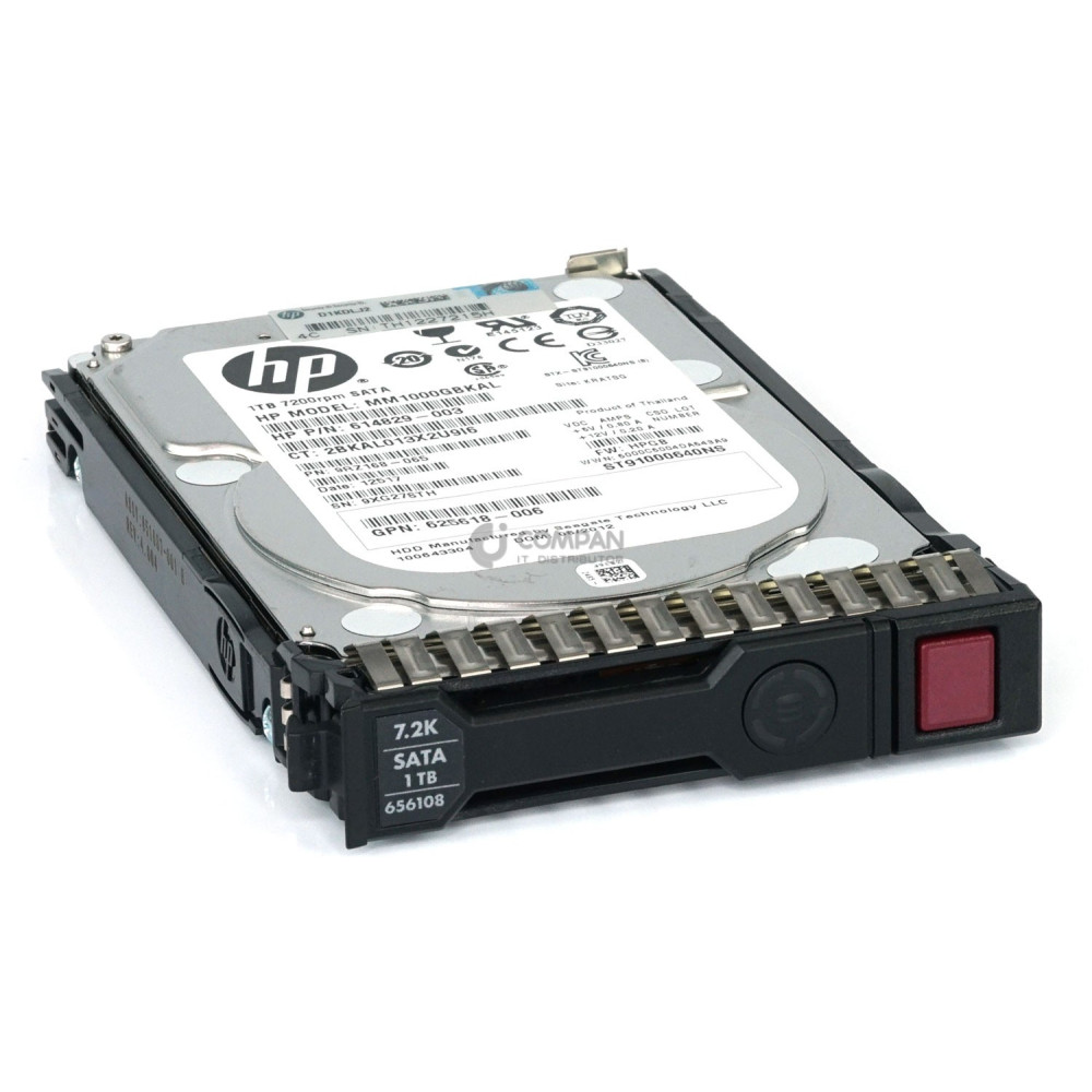 656108-001 HP HDD 1TB 7.2K SATA 6G 2.5" SFF HOT-SWAP GEN8
