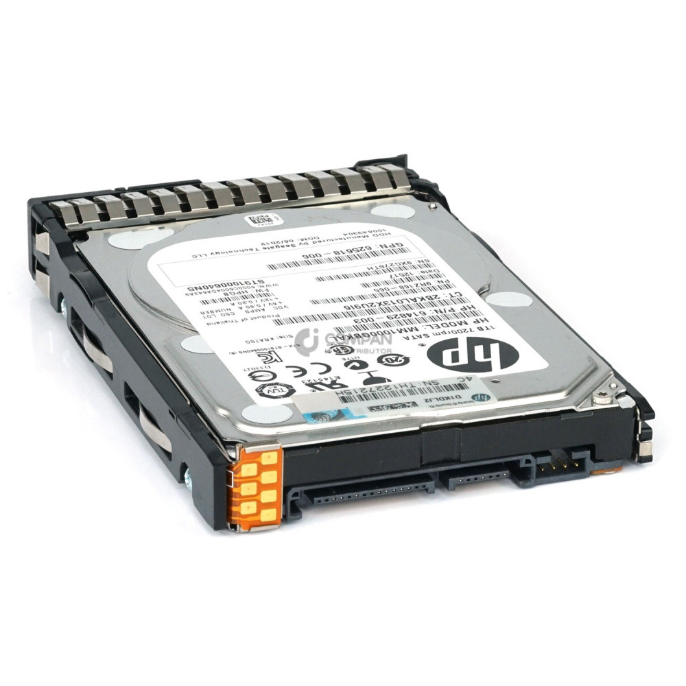 656108-001 HP HDD 1TB 7.2K SATA 6G 2.5" SFF HOT-SWAP GEN8