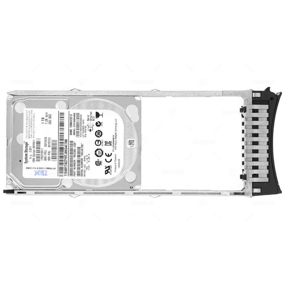 00Y2434 IBM HDD 1TB 7.2K SAS 6G 2.5" SFF HOT-SWAP FOR STORWIZE V3700