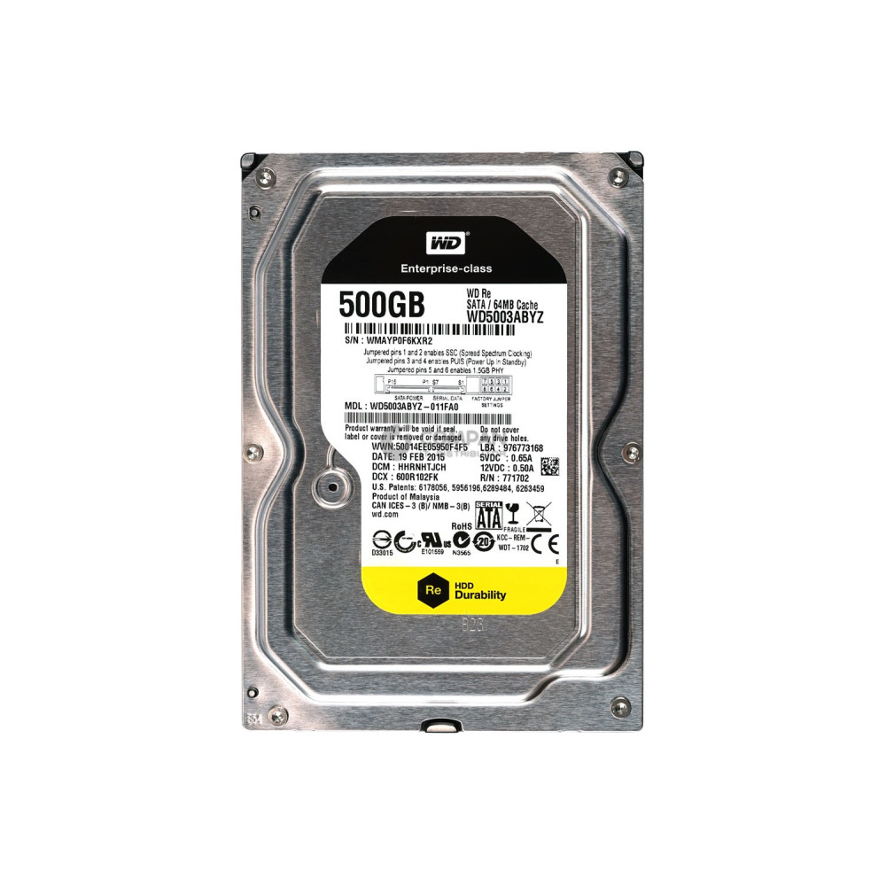 WD5003ABYZ WD HDD 500GB / 7.2K / 3.5" LFF/ SATA
