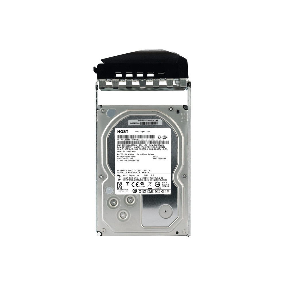 118033089-02 EMC 2TB 7.2K 6G SATA 3.5 LFF FOR DD620