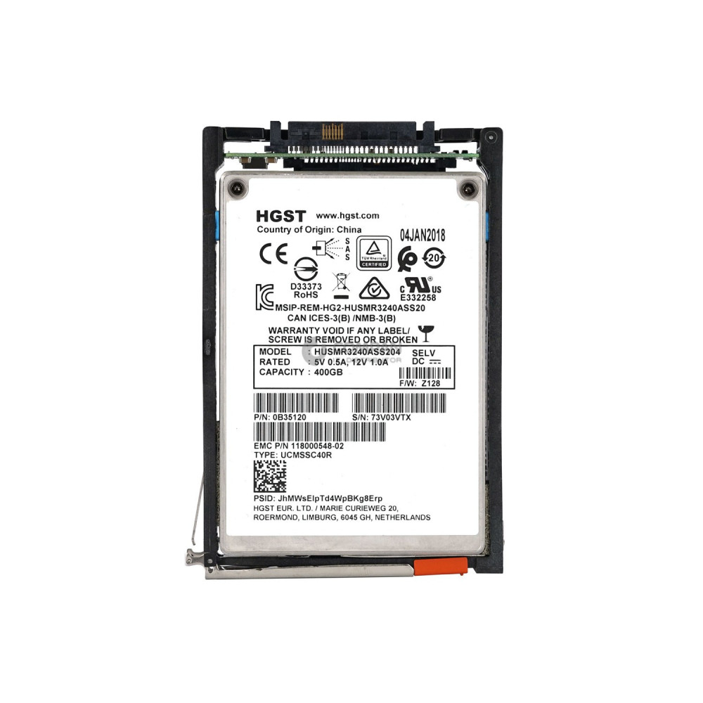 005052253 EMC FLASH SSD 200GB SAS 12G 2.5" SFF FOR UNITY DAE