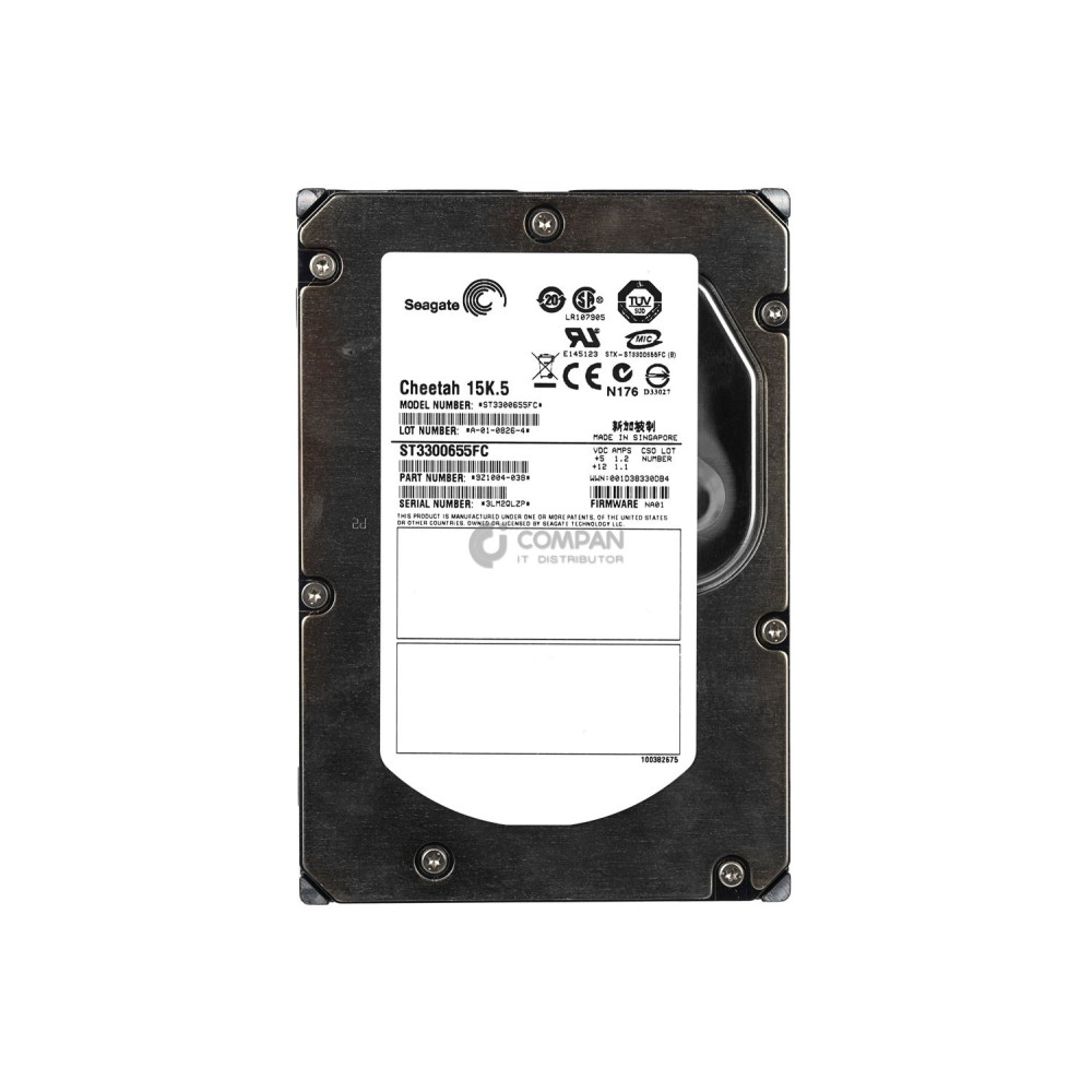 ST3300655FC SEAGATE HARD DRIVE  300GB 15K 2/4GB 3.5