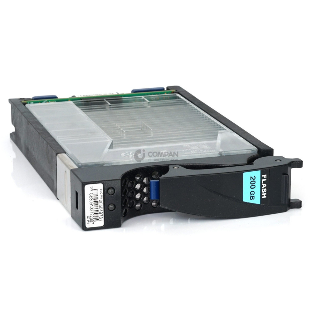 005049781 EMC 200GB SSD 6G SATA 2.5 SFF IN 3.5 FLASH DRIVE FOR VMAX
