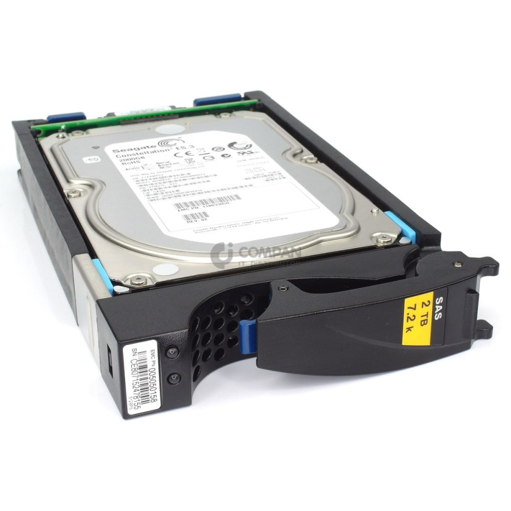 005050158 EMC HDD 2TB 7.2K SAS 6G 3.5" LFF FOR DATADOMAIN SERIES