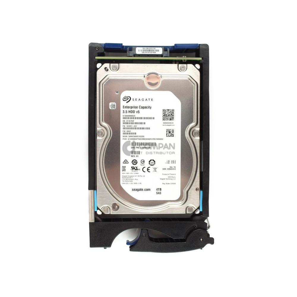 005052468 EMC 4TB 7.2K 6G SAS 3.5 LFF HOT-SWAP