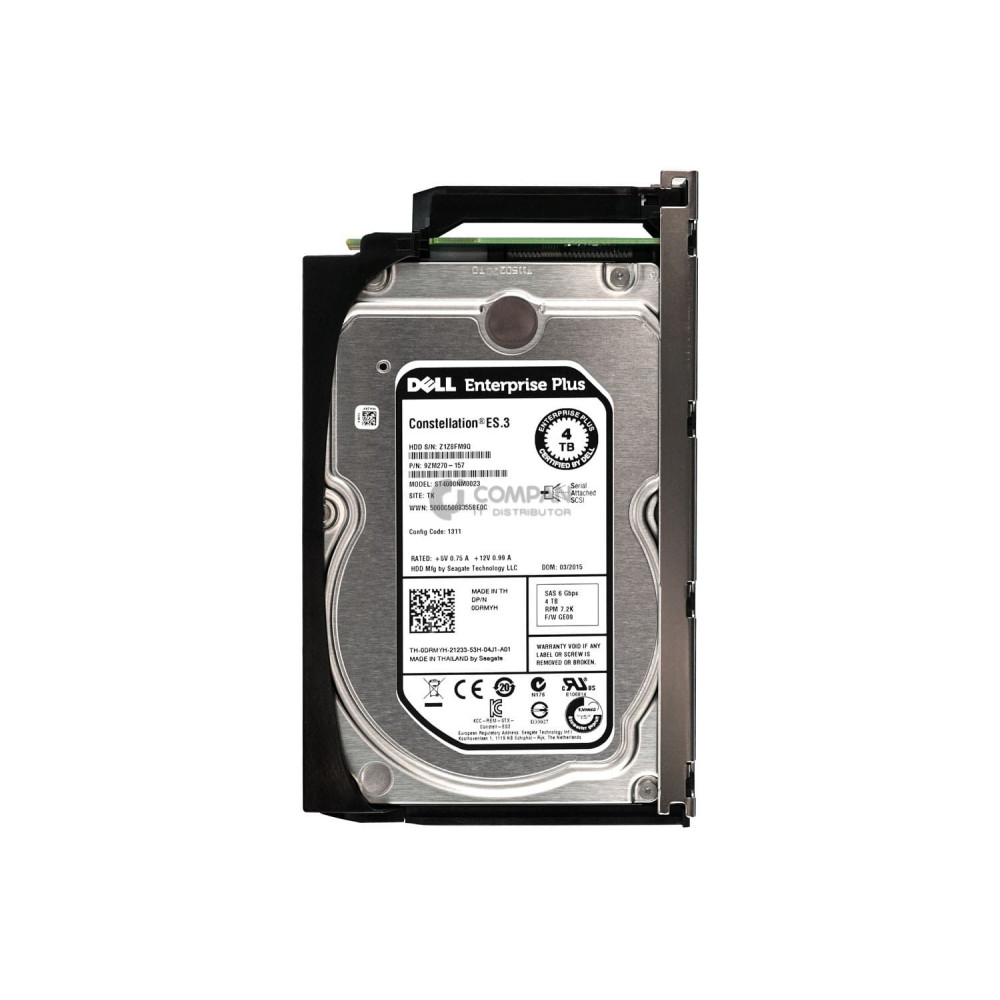 DRMYH-CML DELL HDD 4TB / 7.2K / NL-SAS 6G / 3.5" LFF / HOT-SWAP / FOR COMPELLENT