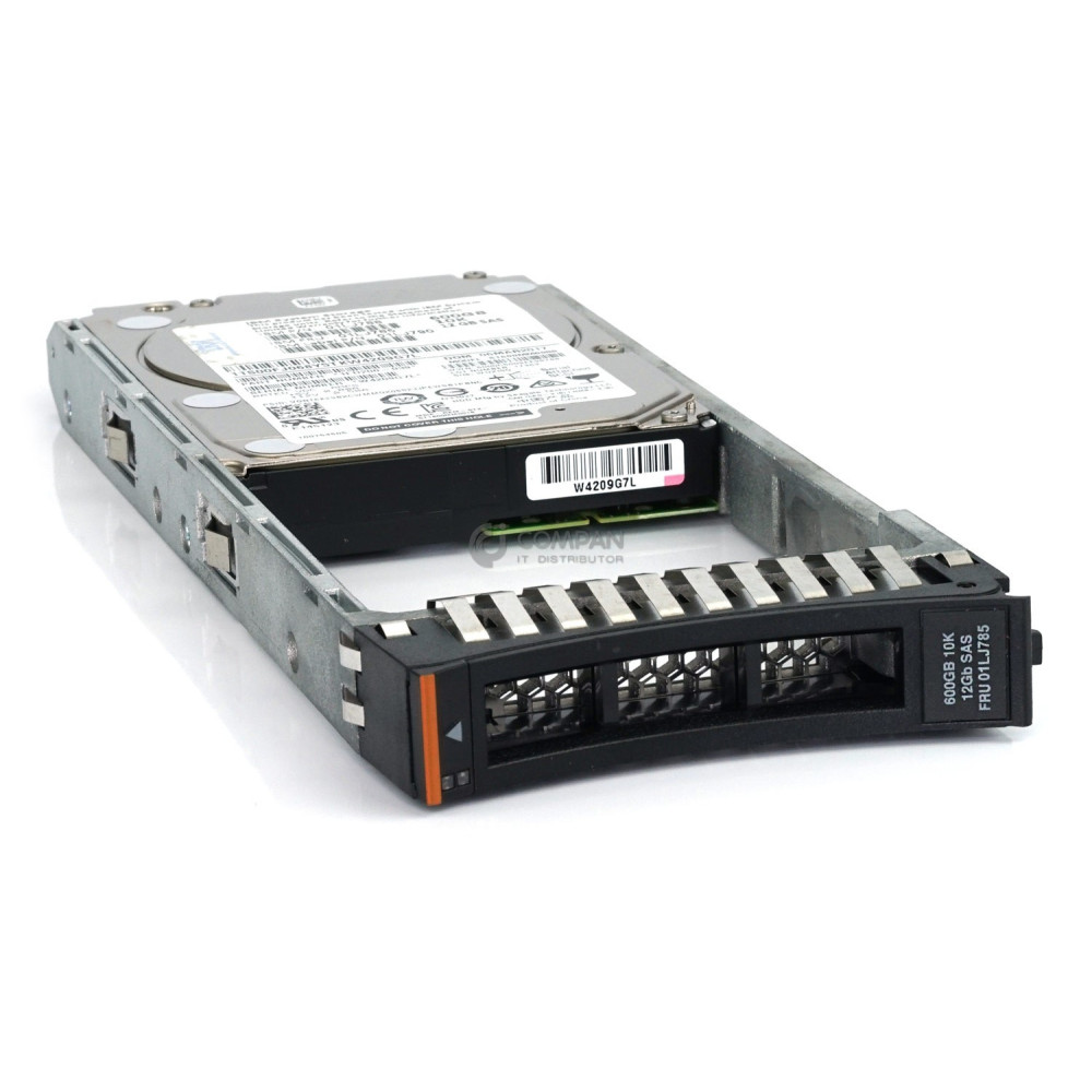 01LJ785 IBM HARD DRIVE 600GB 10K 12G 2.5 SAS SFF HOT-SWAP FOR V7000 G2