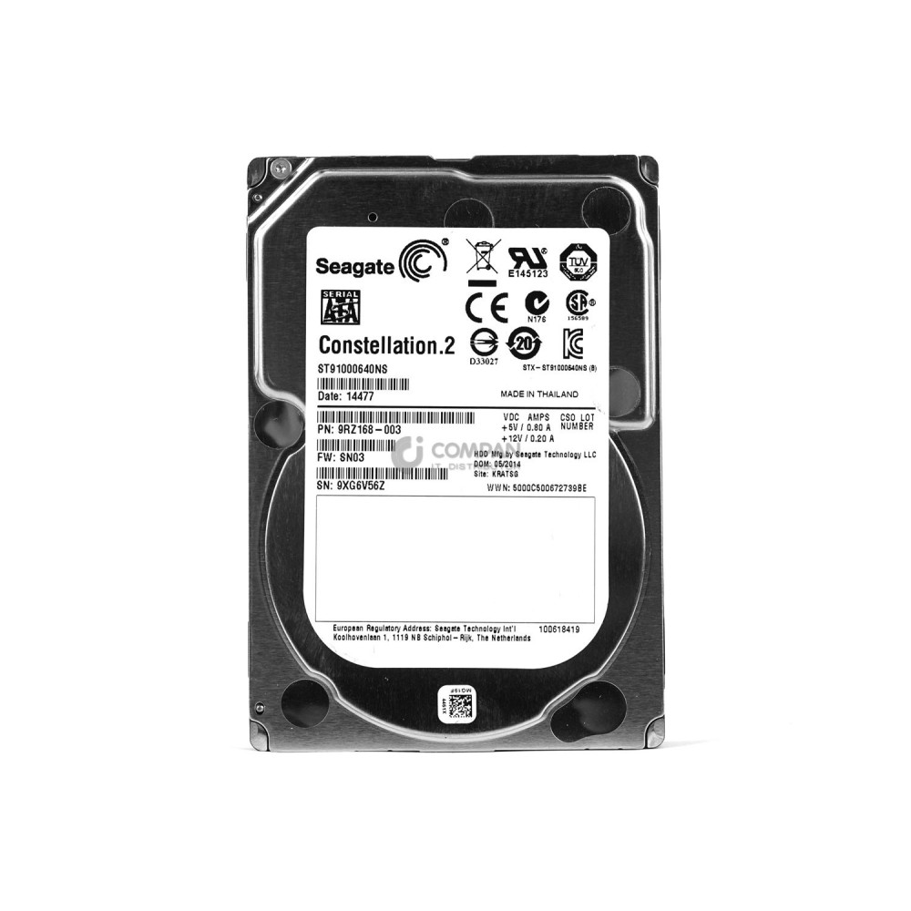 ST91000640NS SEAGATE HDD 1TB 7.2K 2.5" SFF SATA 6G