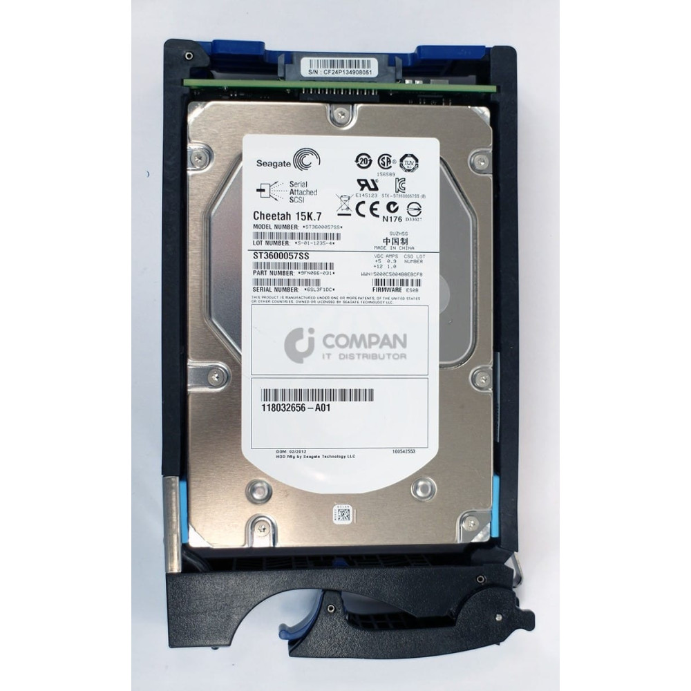 005049675 EMC 600GB 15K 6G 3.5 SAS LFF HOT-SWAP FOR VNX5300