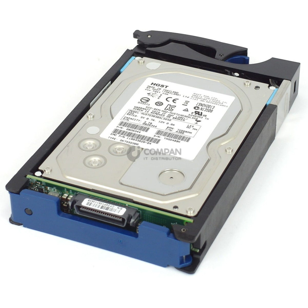 005050331 EMC HDD 3TB / 7.2K / 6G SAS / 3.5" LFF / HOT-SWAP FOR VNX STORAGE