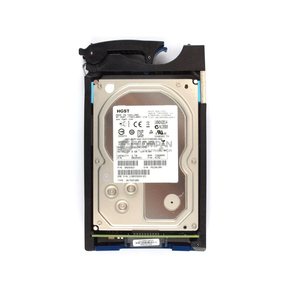 005050595 EMC HDD 2TB 7.2K SAS 6G 3.5" LFF HOT-SWAP FOR EMC DATADOMAIN