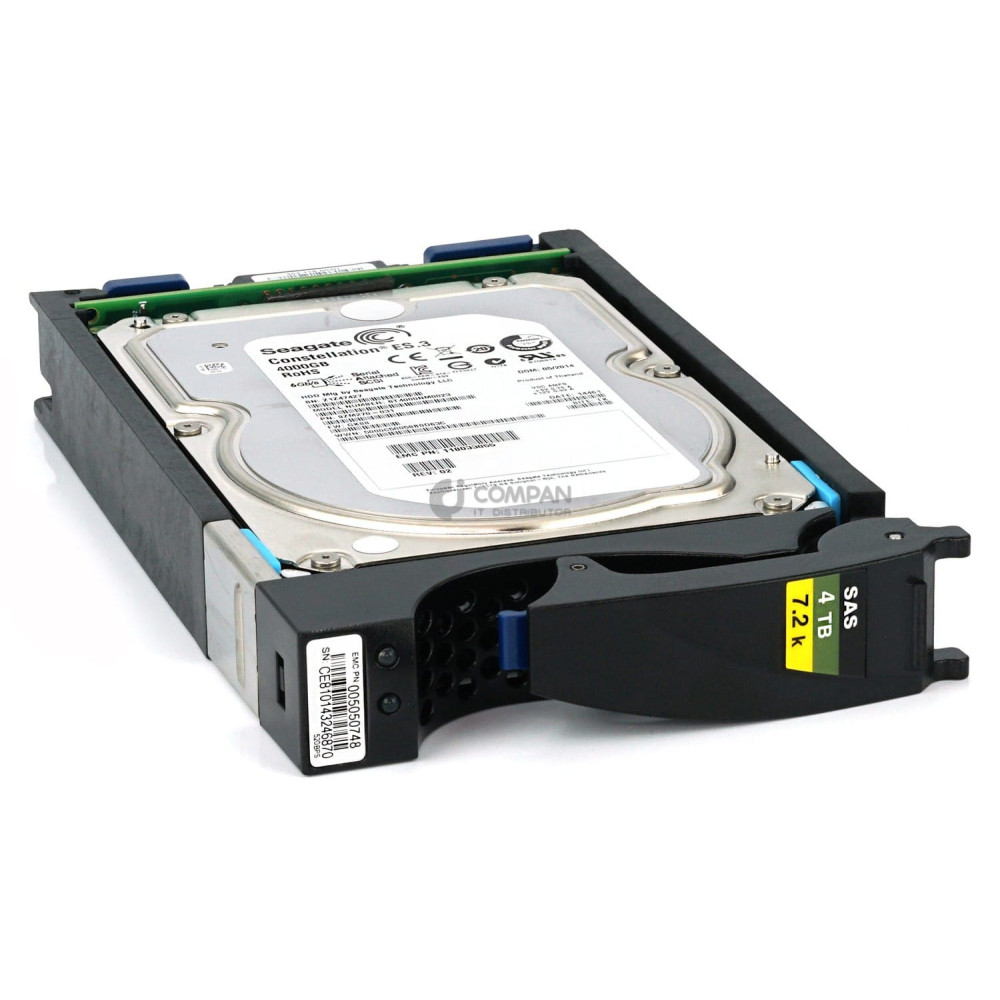 005050748 EMC 4TB 7.2K 6G 3.5 SAS LFF HOT-SWAP FOR VNX