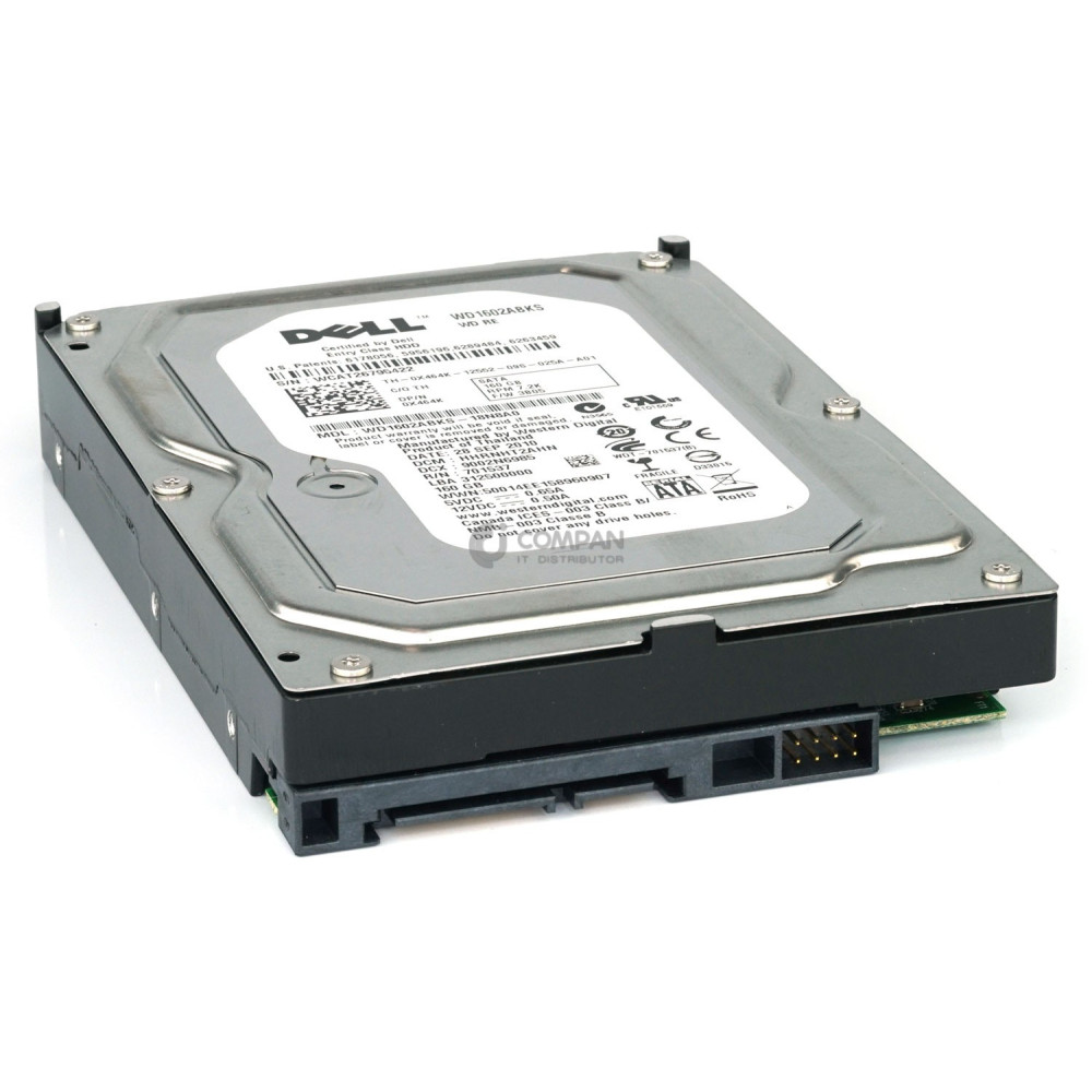 X464K DELL 160GB 7.2K 3G SATA 3.5 LFF HOT SWAP