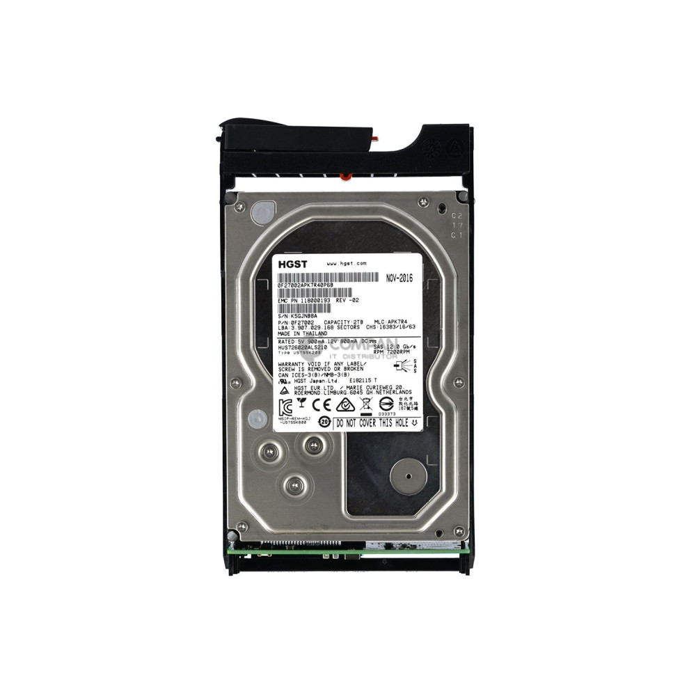 005051840 EMC HDD 2TB 7.2K SAS 6G 3.5" LFF