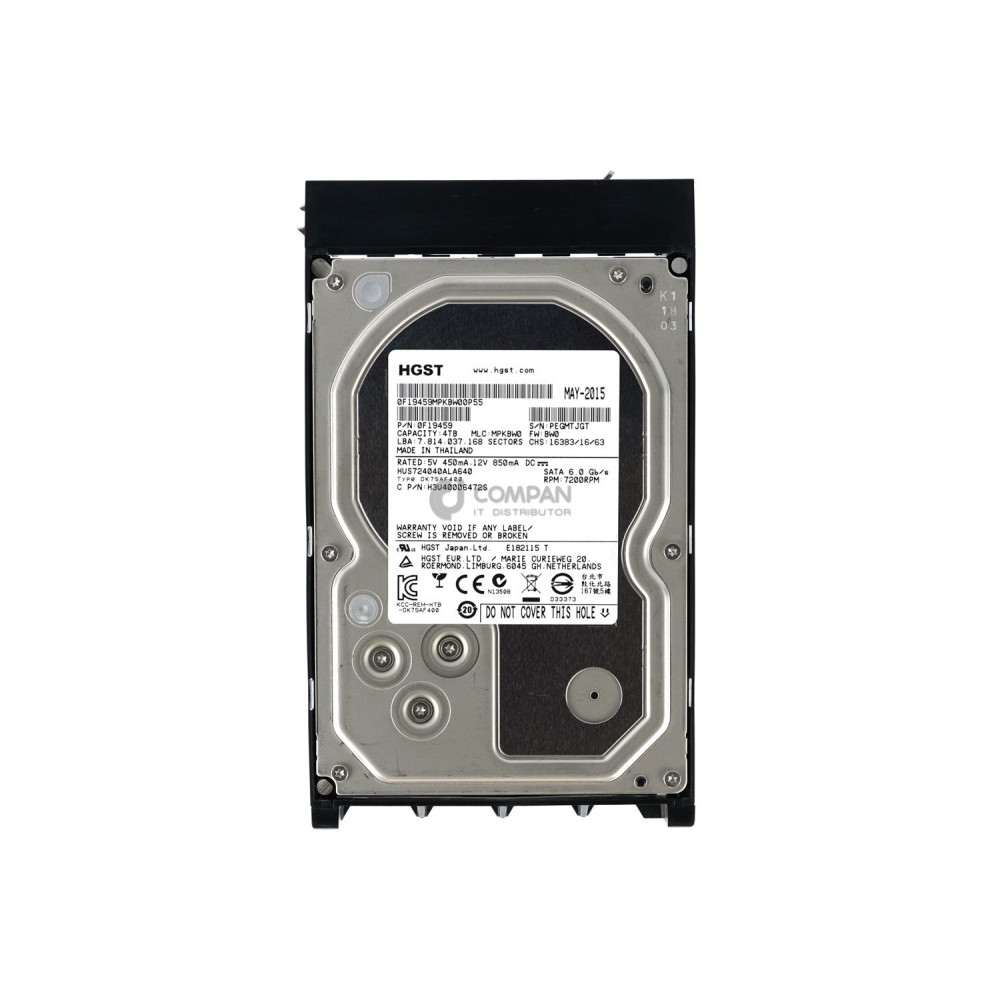 HUS724040ALA640-NL400 EMC HDD 4TB 7.2K SATA 6G 3.5" LFF FOR EMC ISILON